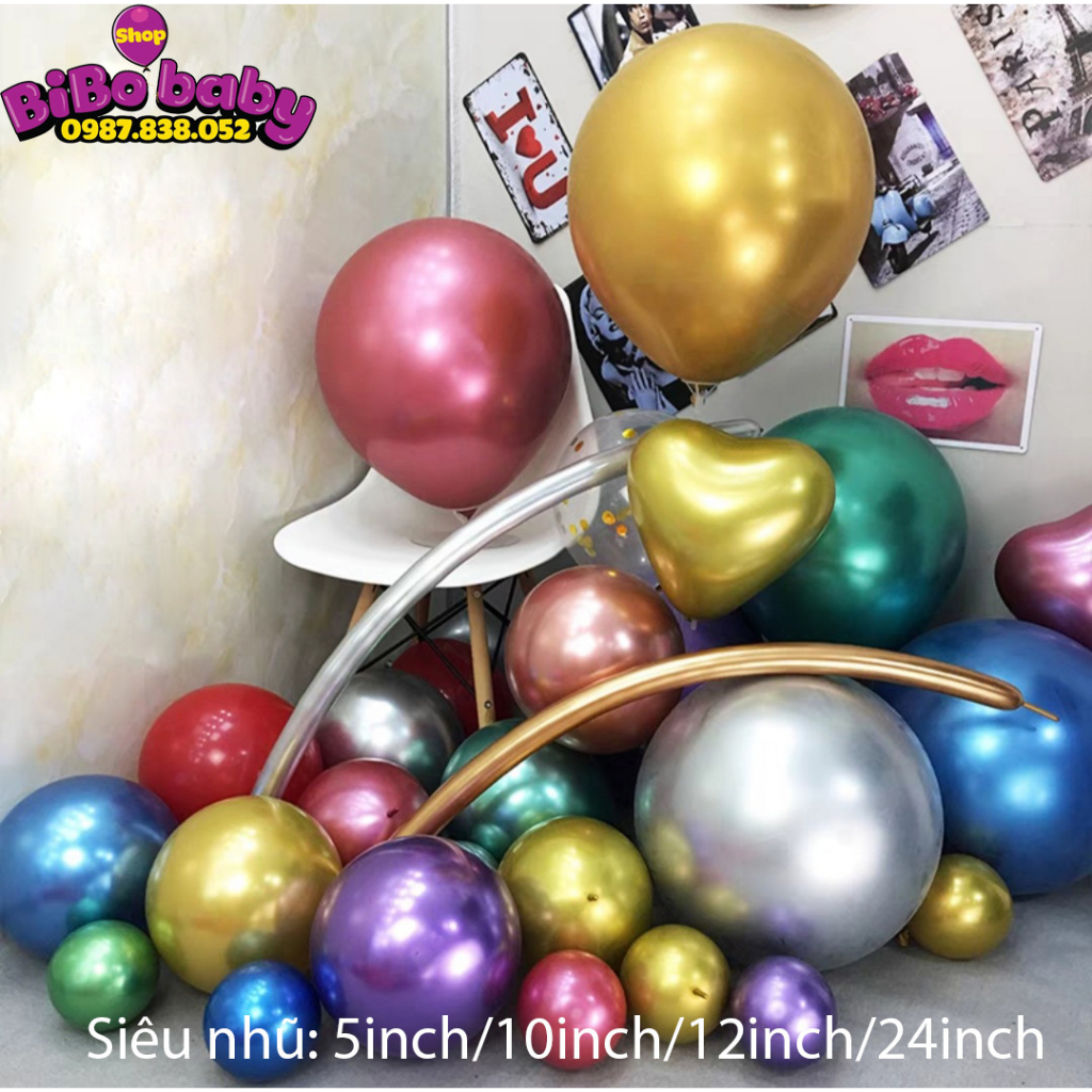 Bóng cao su siêu nhũ  10inch - BiBo baby