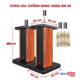 Chân loa gỗ chống rung Venza BM 40 ( 1 đôi cao 40cm)