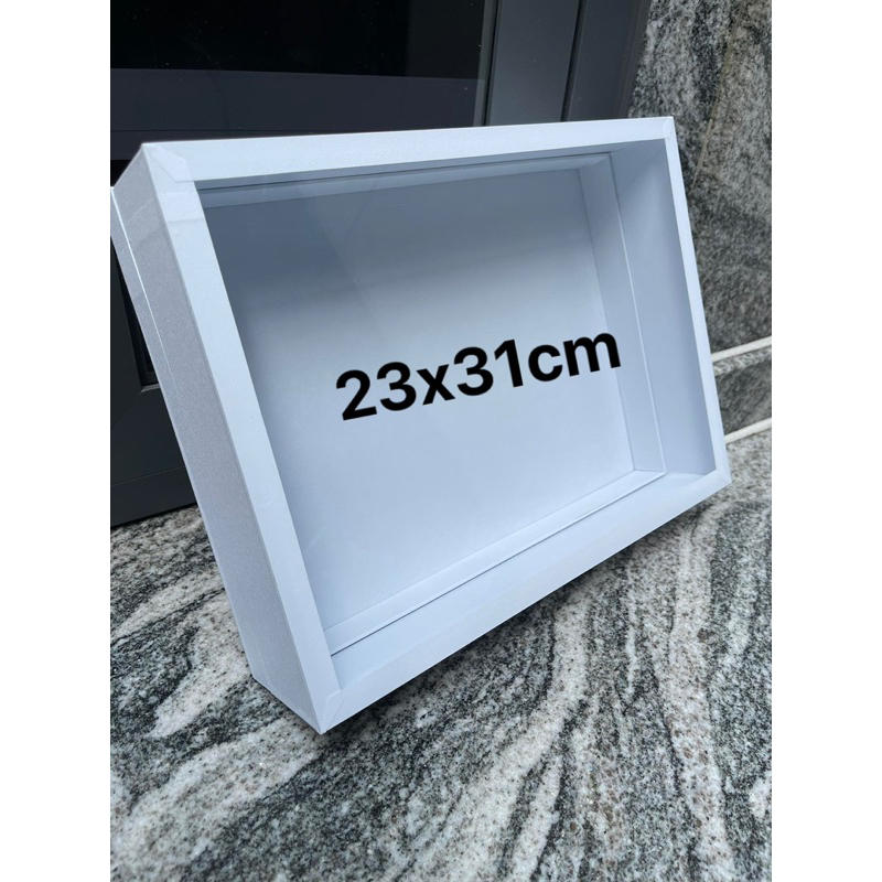 hộp gỗ có nắp kính 23x31x7,5cm