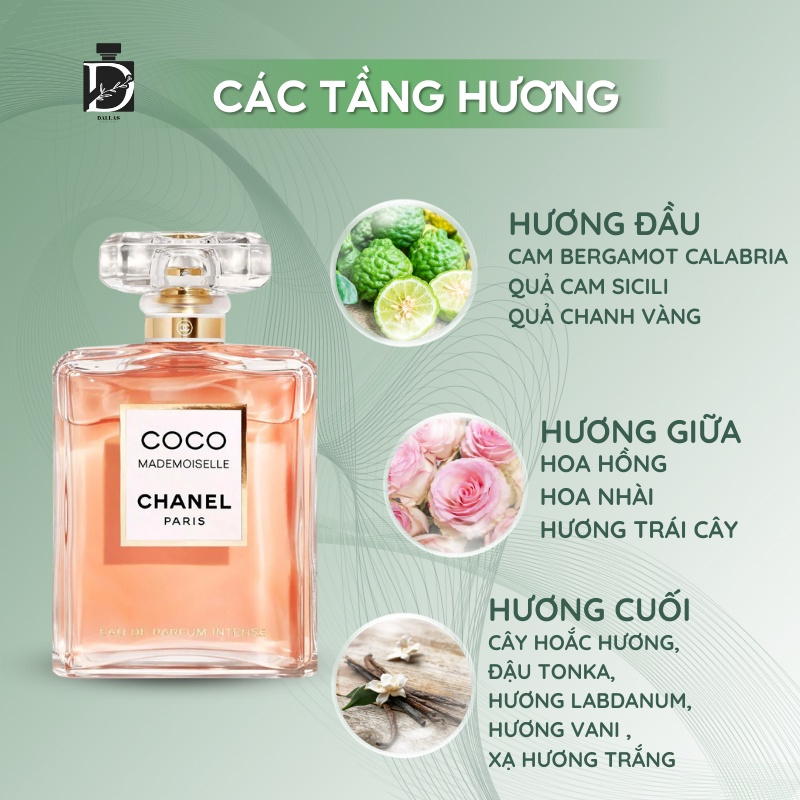 Nước Hoa Nữ Chanel Coco Mademoiselle Intense EDP Chiết 10ml. SÀNH ĐIỆU_TƯƠI TRẺ_SIÊU PHẨM DÀNH CHO PHÁI ĐẸP | BigBuy360 - bigbuy360.vn