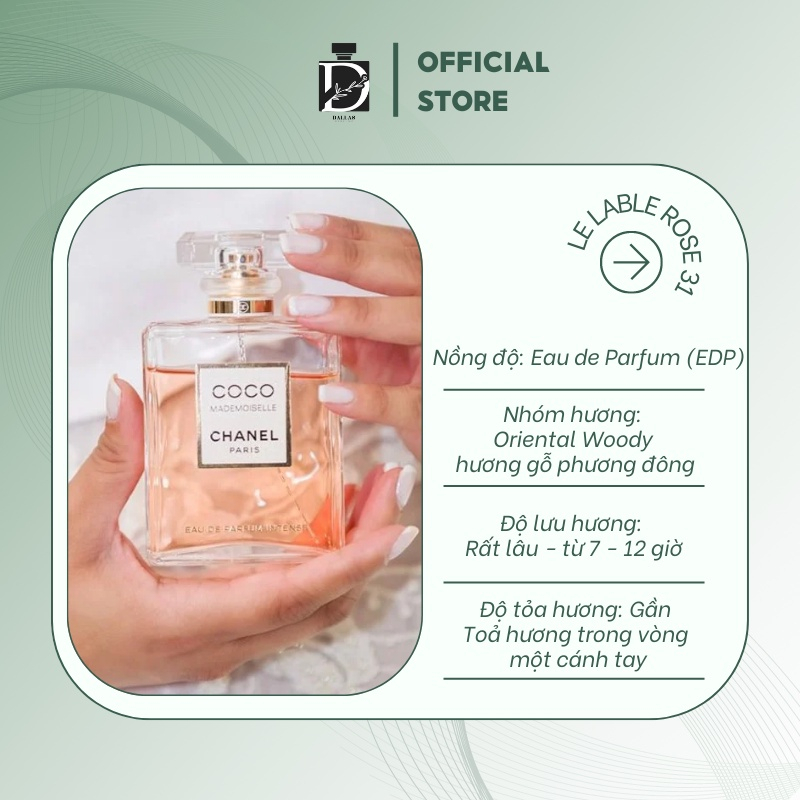 Nước Hoa Nữ Chanel Coco Mademoiselle Intense EDP Chiết 10ml. SÀNH ĐIỆU_TƯƠI TRẺ_SIÊU PHẨM DÀNH CHO PHÁI ĐẸP | BigBuy360 - bigbuy360.vn