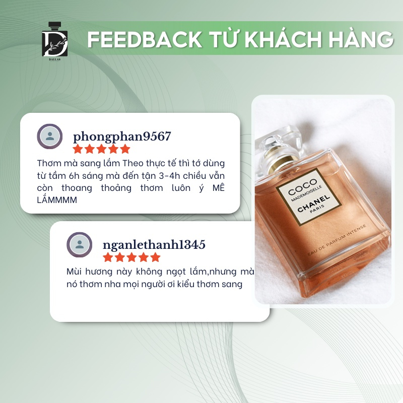 Nước Hoa Nữ Chanel Coco Mademoiselle Intense EDP Chiết 10ml. SÀNH ĐIỆU_TƯƠI TRẺ_SIÊU PHẨM DÀNH CHO PHÁI ĐẸP | BigBuy360 - bigbuy360.vn
