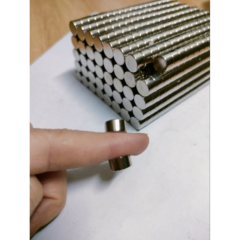 nam châm 10x6mm tròn dẹt làm túi ví da cặp sách trong nhà máy