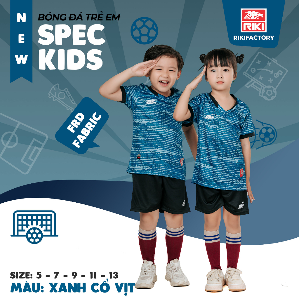 Bộ Quần Áo Thể Thao Trẻ Em Riki Spec - Bộ thể thao thoáng mát , năng động cho bé