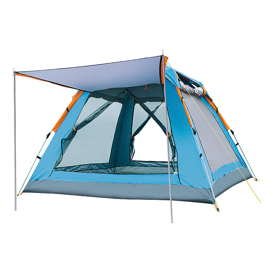 Lều Cắm Trại Lều Tự Bung Camping Dã Ngoại Lều 4 Mái Thông Thoáng Cho 2-3 Người Hai Lớp Dễ Dàng Gấp Gọn | BigBuy360 - bigbuy360.vn