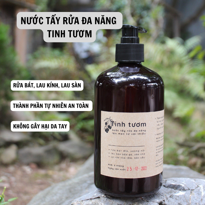 Nước tẩy rửa đa năng Tinh Tươm rửa bát, lau kính, lau sàn, an toàn không hại da tay