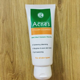 Acnes Vitamin Cleanser – Kem Rửa Mặt Vitamin 100g