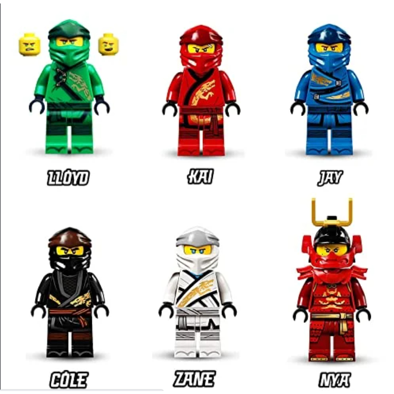 Minifigures (ib khi ship cao)Ninjago Lego Lloyd golden Legacy.