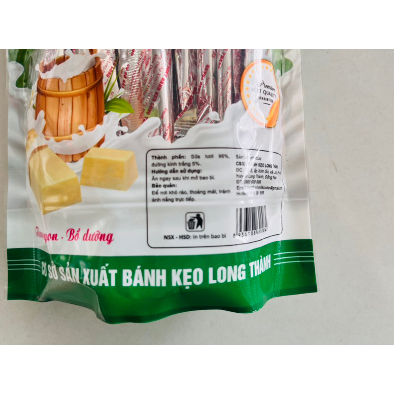 Bánh sữa Long Thành ít đường nguyên chất