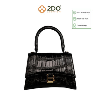 Túi Xách Chữ B Bụng Da Cá Sấu T520 2DO LEATHER kích thước (22*15*11) Quà Tặng Cho Người Thân, Sang Trọng, Cao Cấp