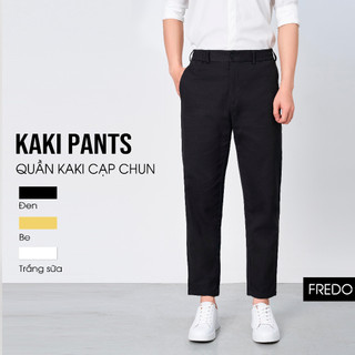 Quần Kaki Nam Công Sở Trẻ Trung FREDO Menswear Dáng Suông Thoải Mái Ống Côn Năng Động