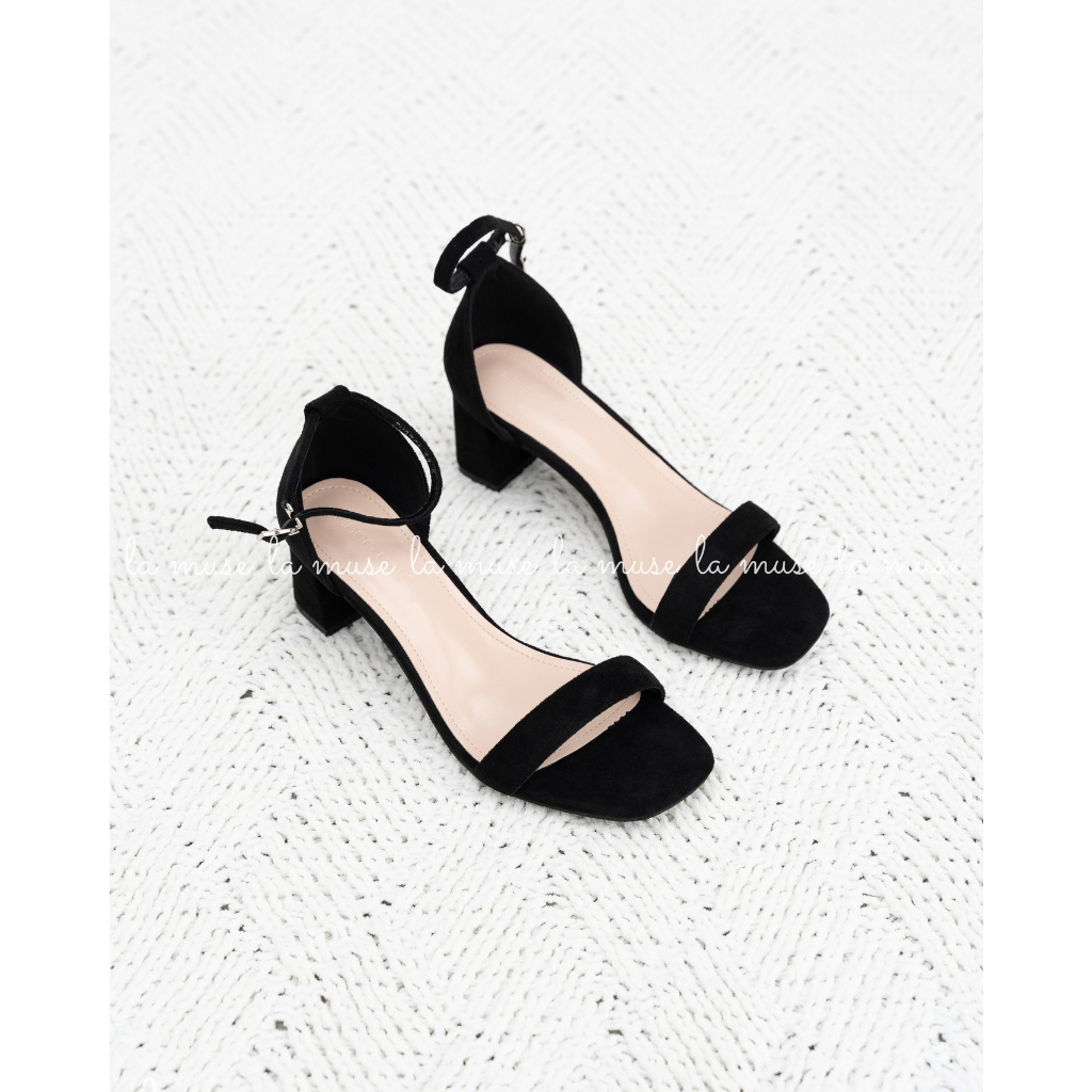 La muse - Giày sandals nữ cao gót Camel