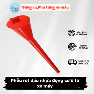 Phễu rót dầu nhựa động cơ ô tô xe máy
