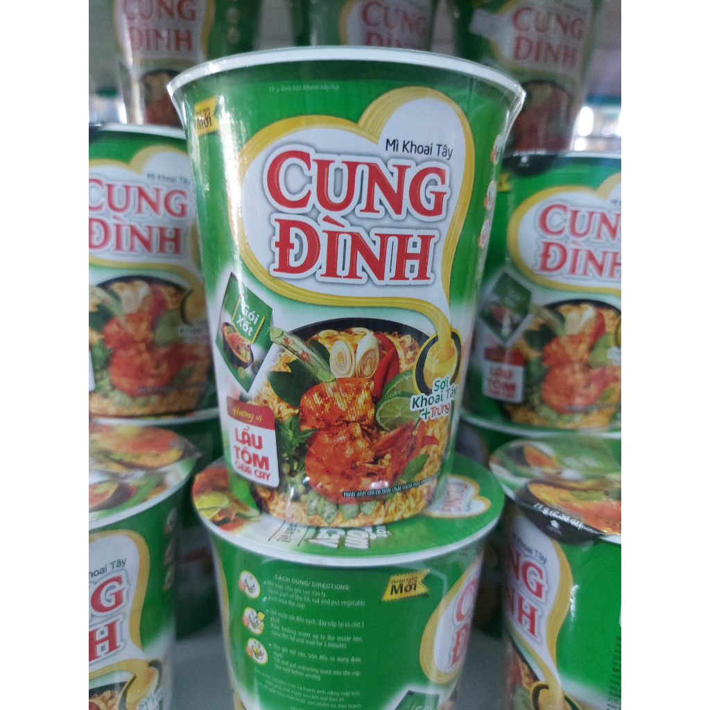 Mì ly CUNG ĐÌNH Lẩu tôm chua cay 71 Gr