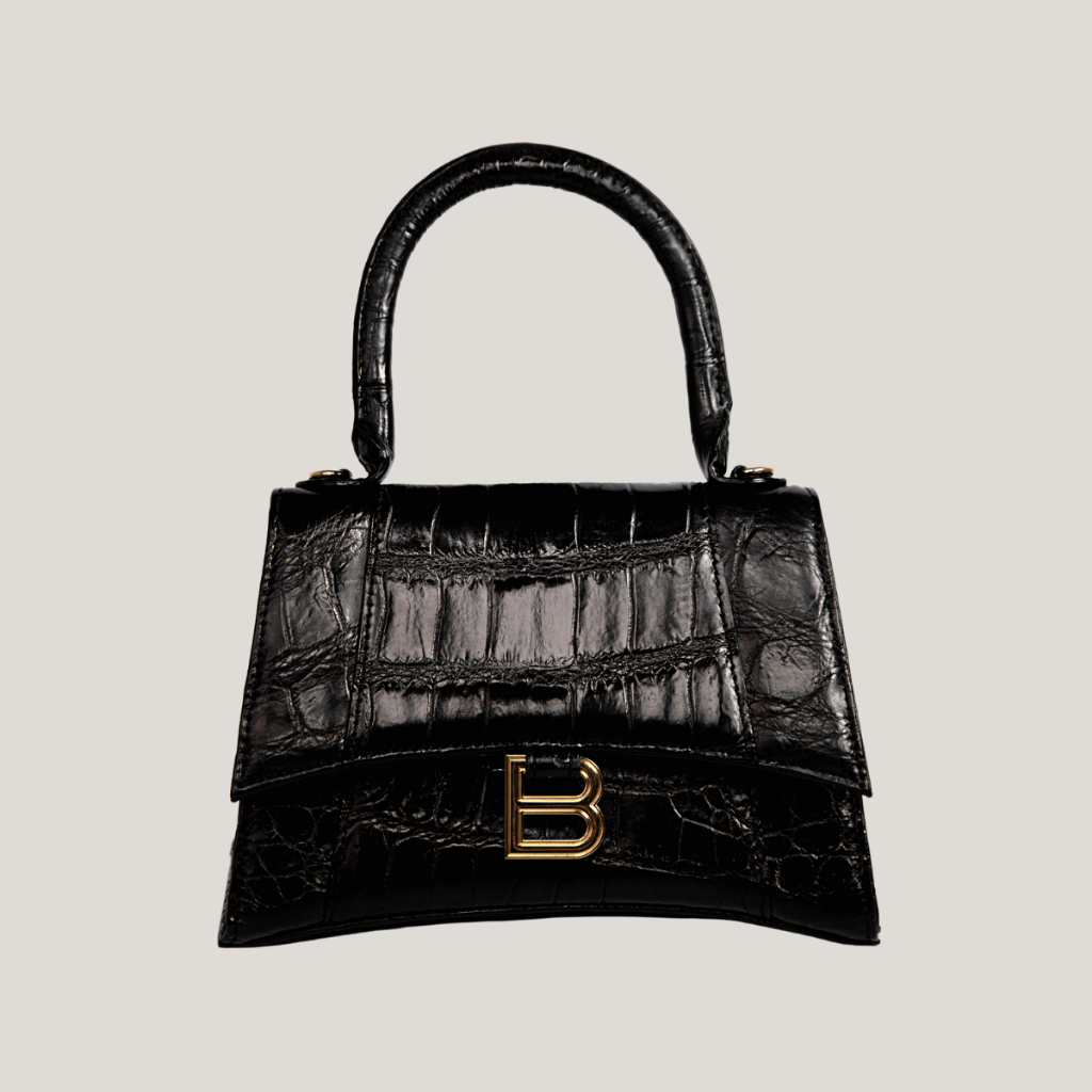 Túi Xách Chữ B Bụng Da Cá Sấu T520 2DO LEATHER kích thước  Quà Tặng Cho Người Thân, Sang Trọng, Cao Cấp