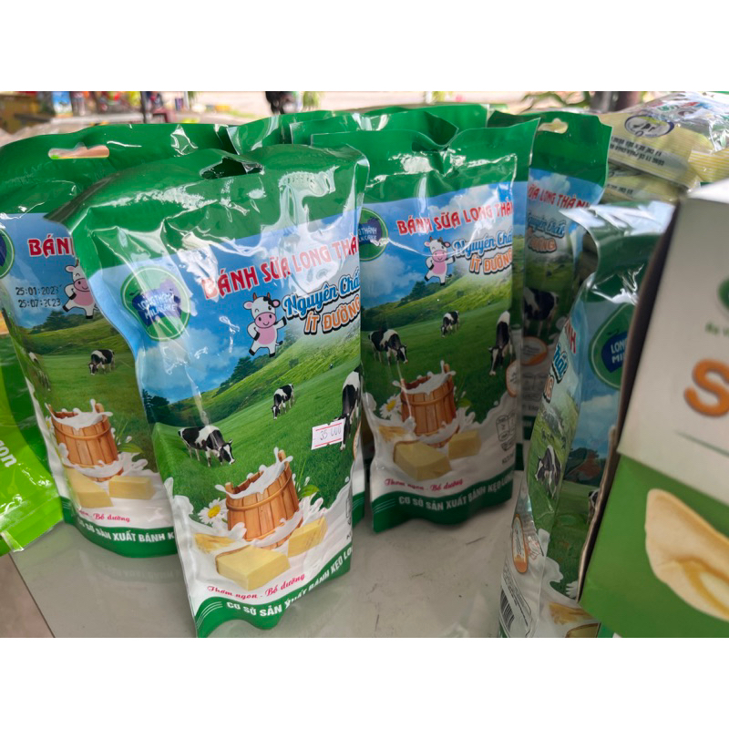 Bánh sữa Long Thành ít đường nguyên chất
