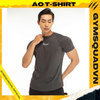 Áo T-shirt lets lift chính hãng Gymsquad áo thun T-shirt cổ tròn tay ngắn tôn dáng hot trend manh mẽ