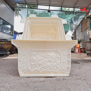 [Khuôn chậu xi măng] Khuôn đúc chậu vuông 70