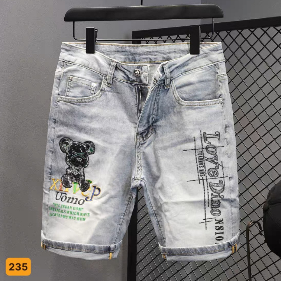 $ 8 MẪU quần SHORT THÊU jeans nam cao cấp HÀN QUỐC đẹp nhất 2020 bao đẹp y hình hàng chất lượng VNXK.