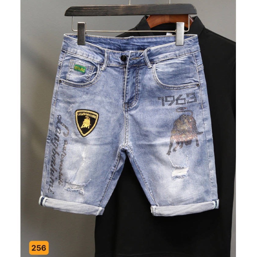 $ 8 MẪU quần SHORT THÊU jeans nam cao cấp HÀN QUỐC đẹp nhất 2020 bao đẹp y hình hàng chất lượng VNXK.