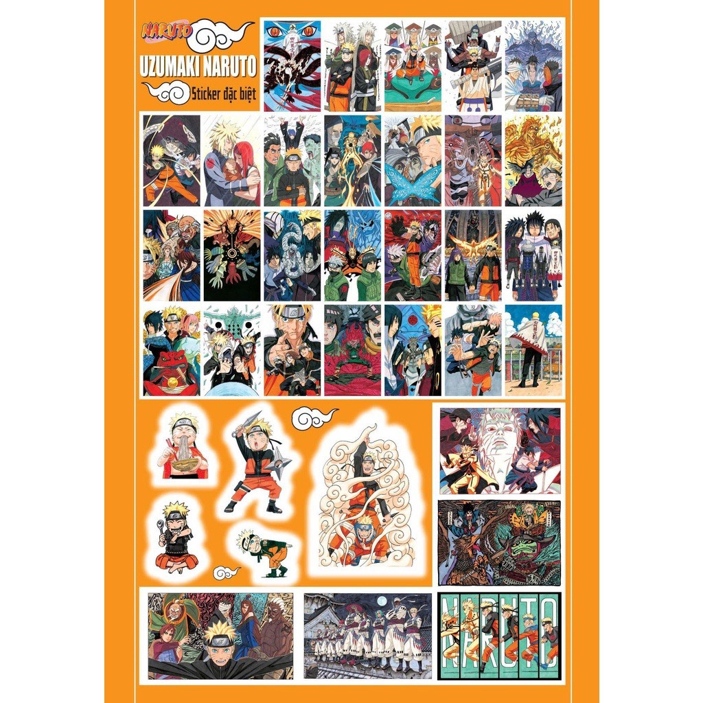 Truyện tranh - Tuyển Tập Tranh Naruto - Tặng kèm Poster và Sticker
