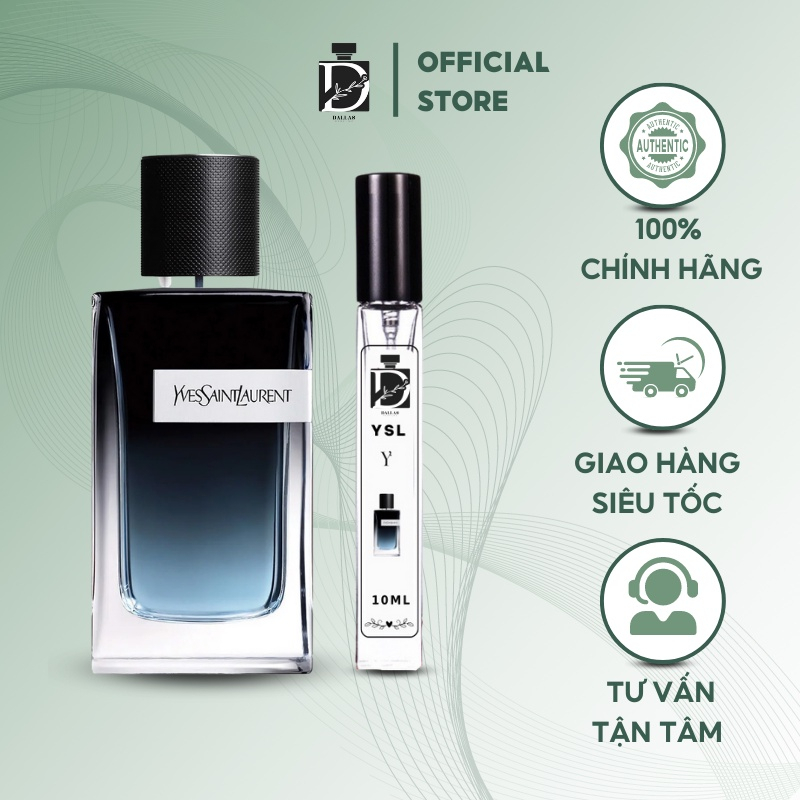 Nước Hoa Nam YSL Y Men Bản EDP Chiết 10ml - LƯU HƯƠNG LÂU, HƯƠNG THƠM TƯƠI MÁT_SANG TRỌNG_QUYẾN RŨ