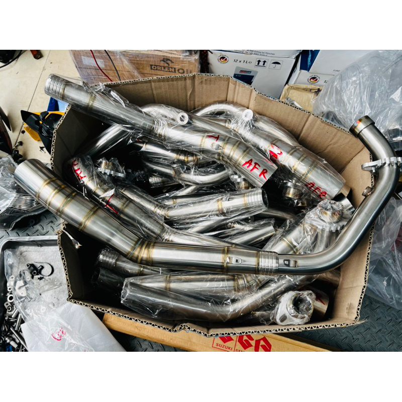 Cổ pô TTR V3 AFR Honda sonic Raider Winner