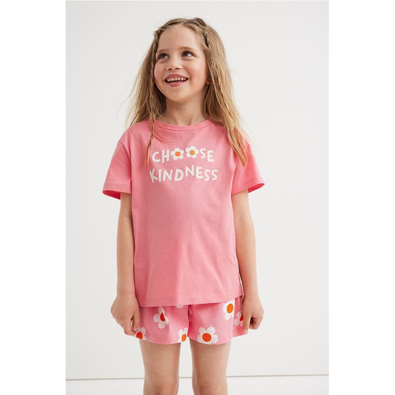 Bộ cộc hè cotton hm nhiều hình