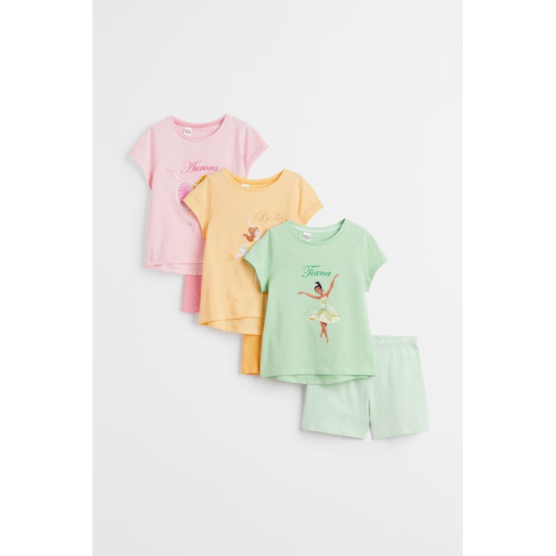 Bộ cộc hè cotton hm nhiều hình