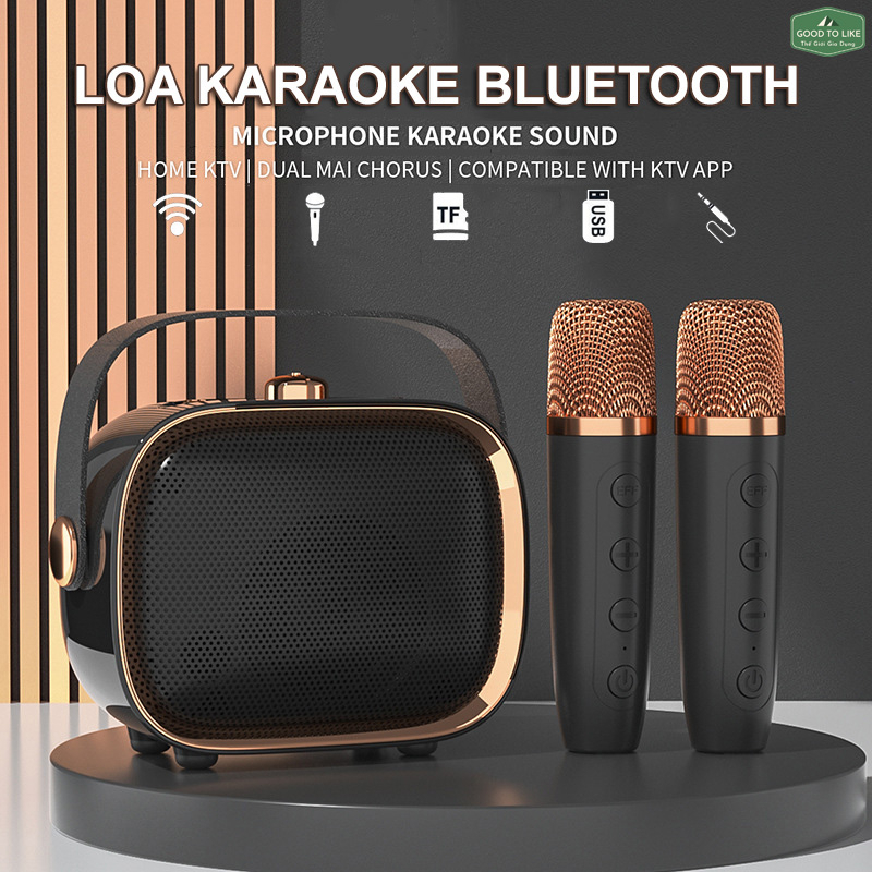 Loa Karaoke Bluetooth NR138 Kèm Micro Không Dây,Bass Cực Mạnh,Âm Thanh Vòm Tương Thích Điện Thoại,Tivi.Thiết Kế Hiện Đại