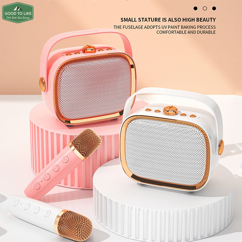 Loa Karaoke Bluetooth NR138 Kèm Micro Không Dây,Bass Cực Mạnh,Âm Thanh Vòm Tương Thích Điện Thoại,Tivi.Thiết Kế Hiện Đại