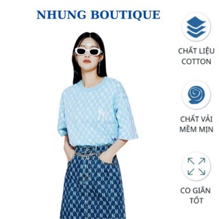 Áo thun ml.b in full form unisex nam nữ, hàng vnxk cao cấp đầy đủ tem mác, màu xanh, sp00005