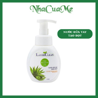 Nước rửa tay hữu cơ dạng bọt Layer Clean 330ml
