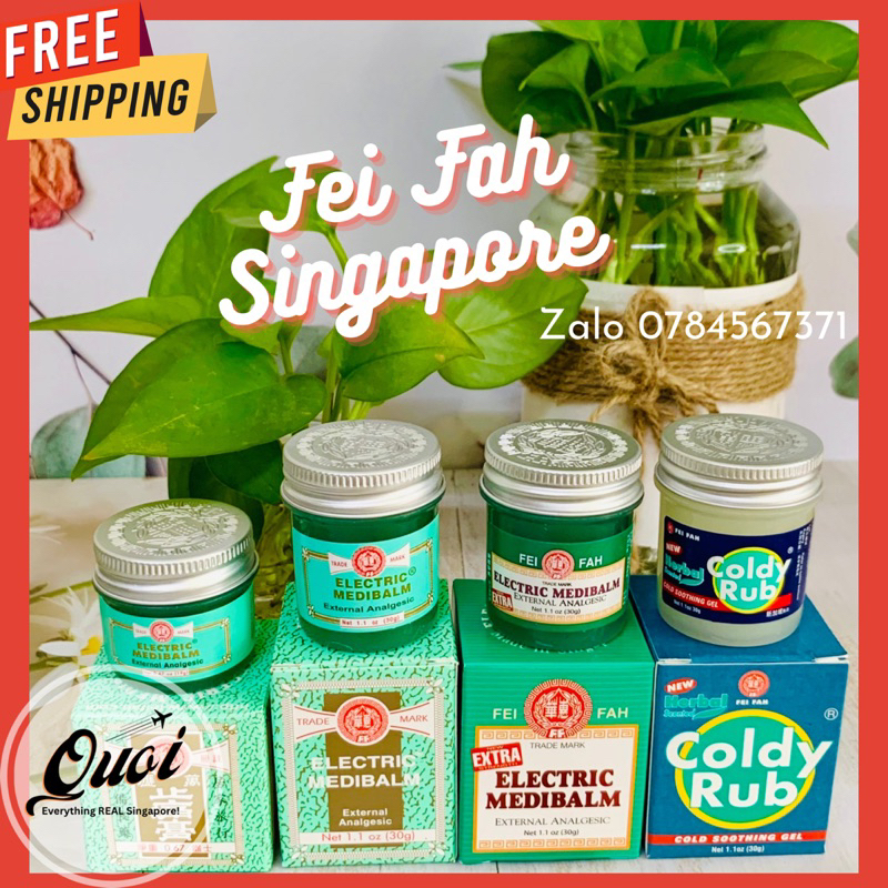 Cù là Fei Fah Electric Medibalm dòng thường và dòng Extra - dầu giảm đau cấp tốc của Fei Fah