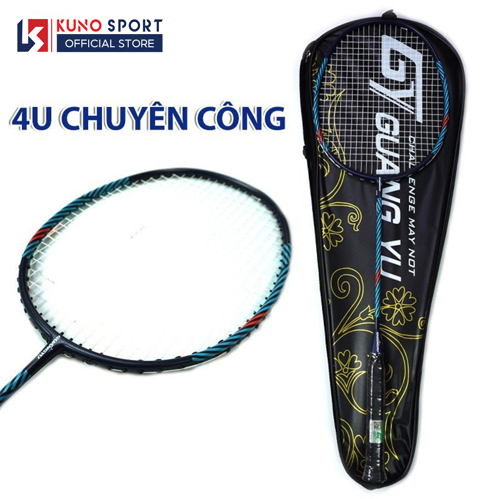 Vợt Cầu Lông GUANG YU 4U Chuyên Công Lực Tấn Công Mạnh Thân Cứng  - V12