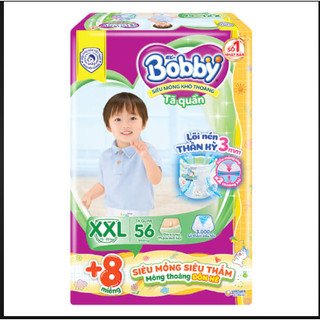 Bỉm /Tã quần Bopby M76,L70,Xl66,XXL56(cộng thêm miếng )Giao màu ngẫu nhiên
