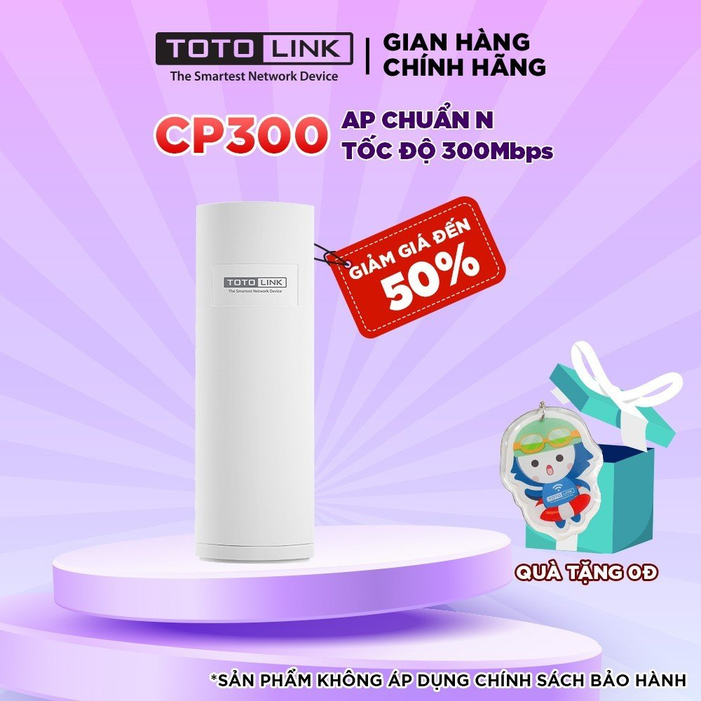 CP300 - AP chuẩn N tốc độ 300Mbps (HÀNG KHÔNG BẢO HÀNH)