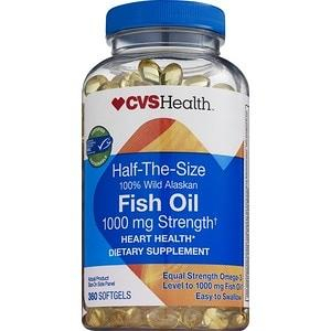 Dầu Cá CVS Halft-the-Size
