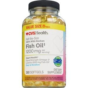 Dầu Cá CVS Halft-the-Size