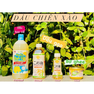 Dầu cải/ dầu gạo Nhật bản chiên xào cho bé