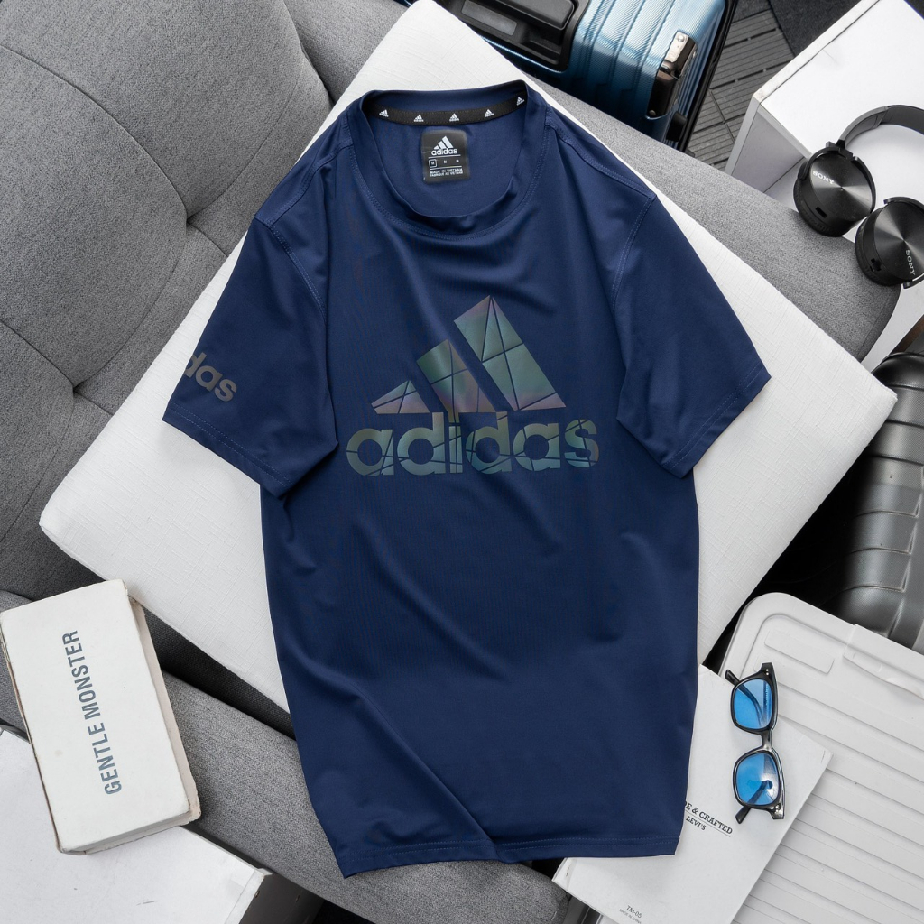 Áo Thun Nam Thể Thao Cổ Tròn Adidas Cotton Form Áo Thiết Kế Thoải Mái Năng Động