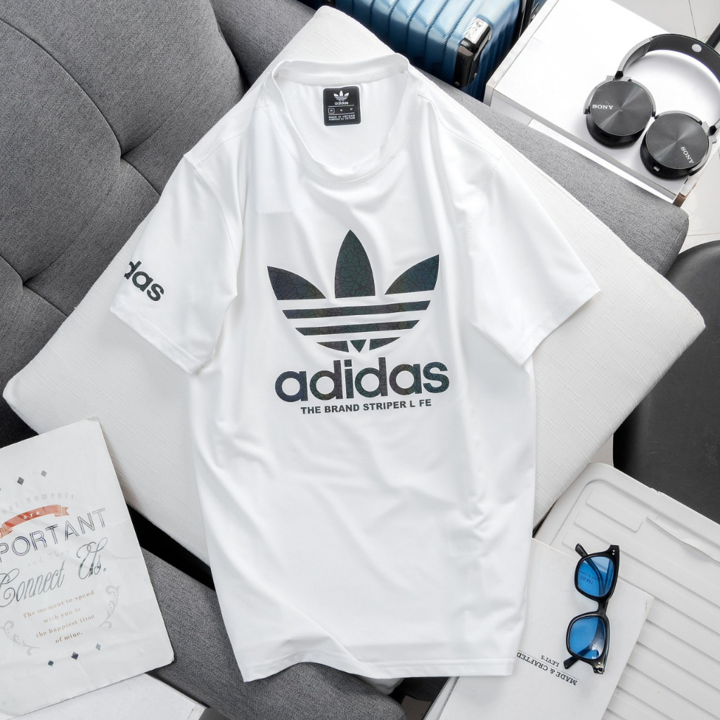 Áo Thun Nam Thể Thao Cổ Tròn Adidas Cotton Form Áo Thiết Kế Thoải Mái Năng Động