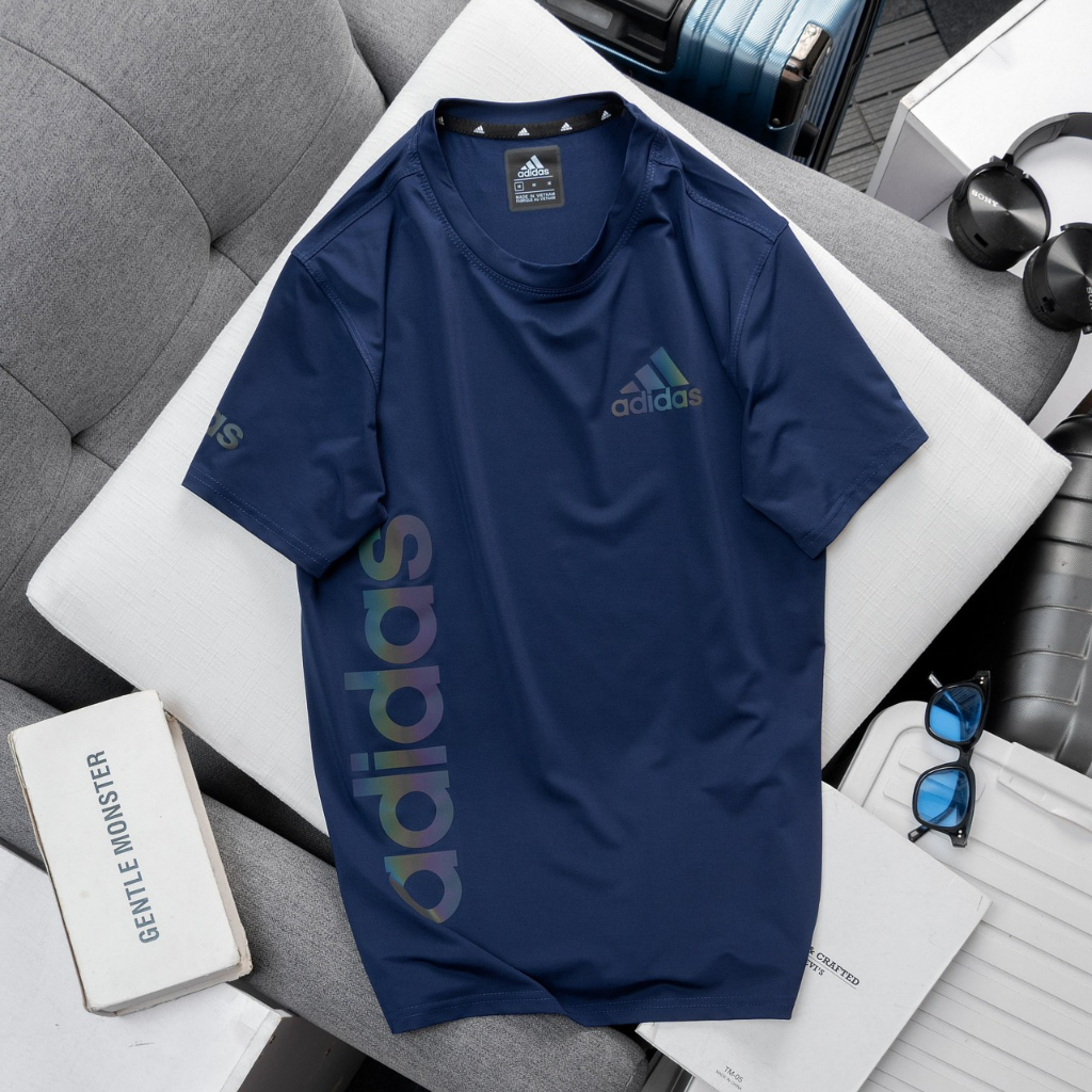 Áo Thun Nam Thể Thao Cổ Tròn Adidas Cotton Form Áo Thiết Kế Thoải Mái Năng Động