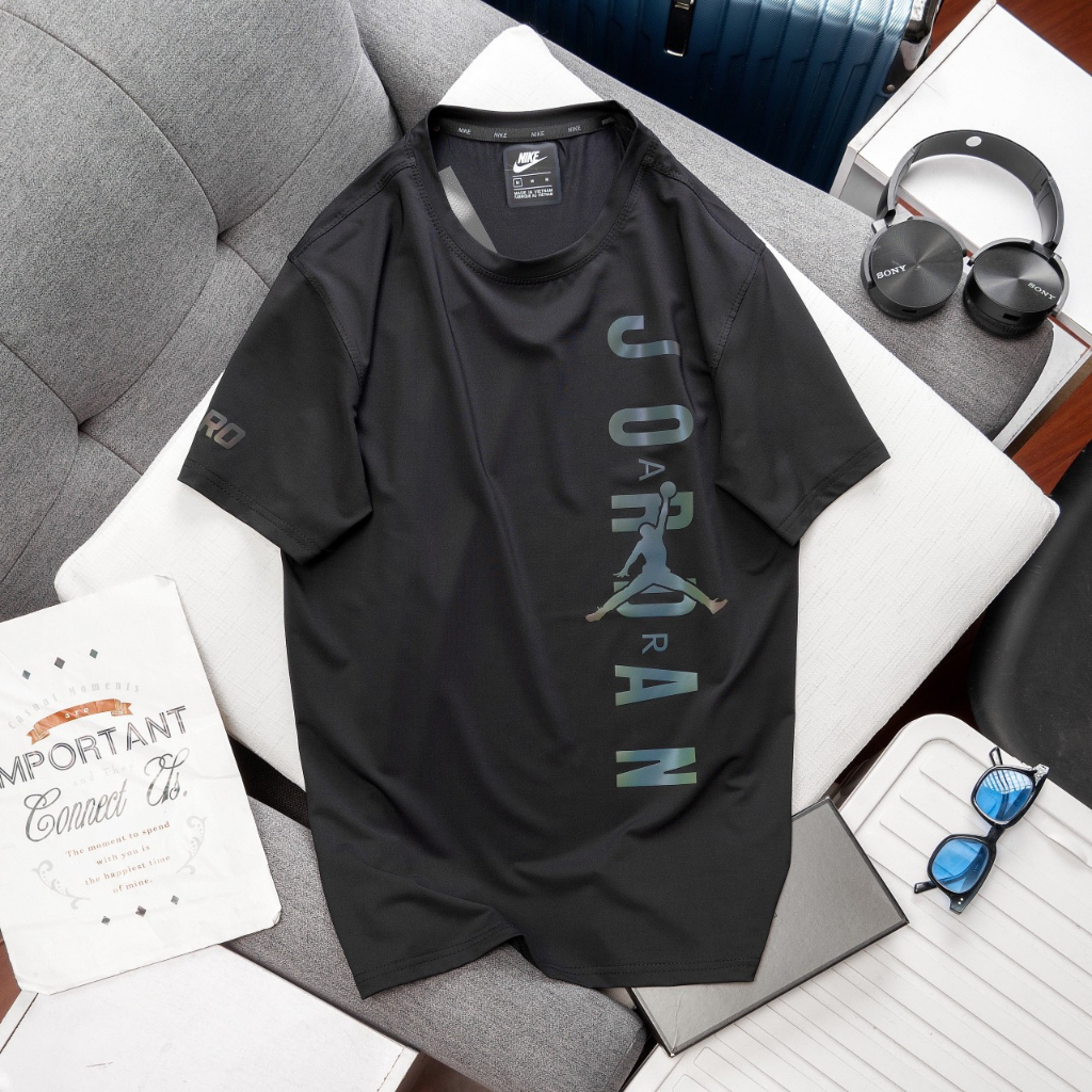 Áo Thun Nam Ni.ke Cổ Tròn Tay Ngắn Thích Hợp Chơi Thể Thao