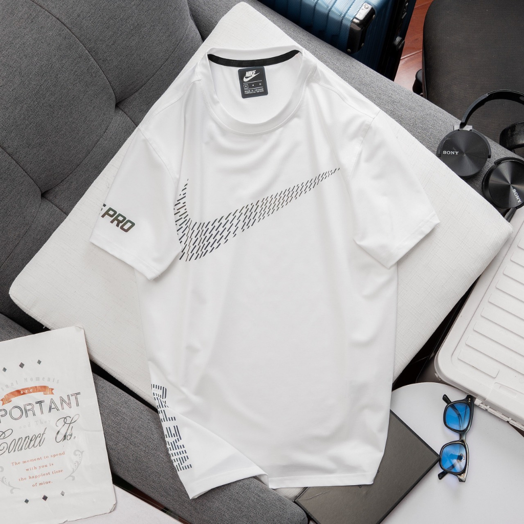 Áo Thun Nam Ni.ke Cổ Tròn Tay Ngắn Thích Hợp Chơi Thể Thao