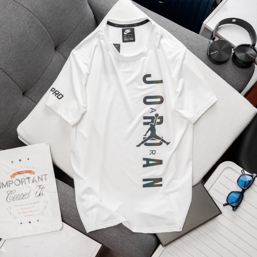 Áo Thun Nam Ni.ke Cổ Tròn Tay Ngắn Thích Hợp Chơi Thể Thao