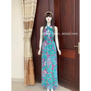 ĐẦM MAXI HOA XUẤT DƯ có bigsize