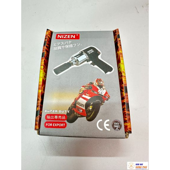 Máy bắn bu lông dùng hơi, Súng xiết bulong gầm dùng hơi Nizen 1/2" đen lùn