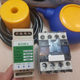 Role an toàn - Phao điện máy bơm - Khởi động từ dùng cho máy bơm công suất cao Max 2500 W