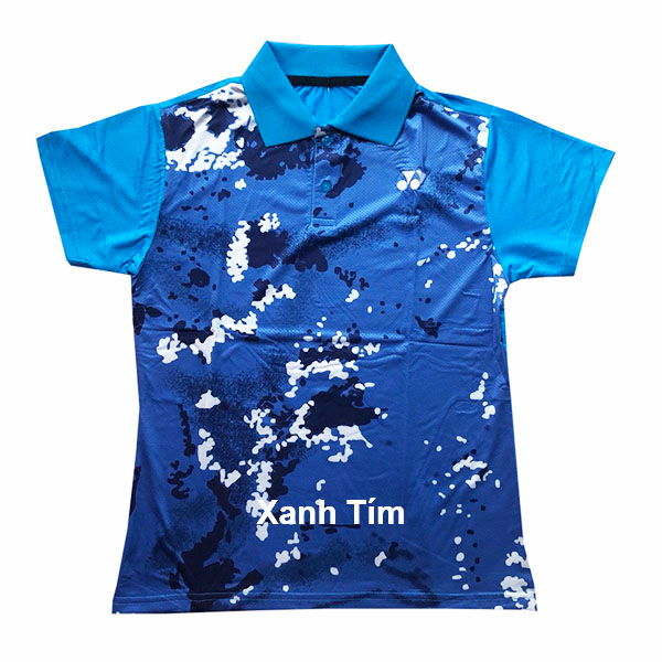 Áo Cầu Lông Nữ Cổ Bâu Yonex 7517B Xanh Tím